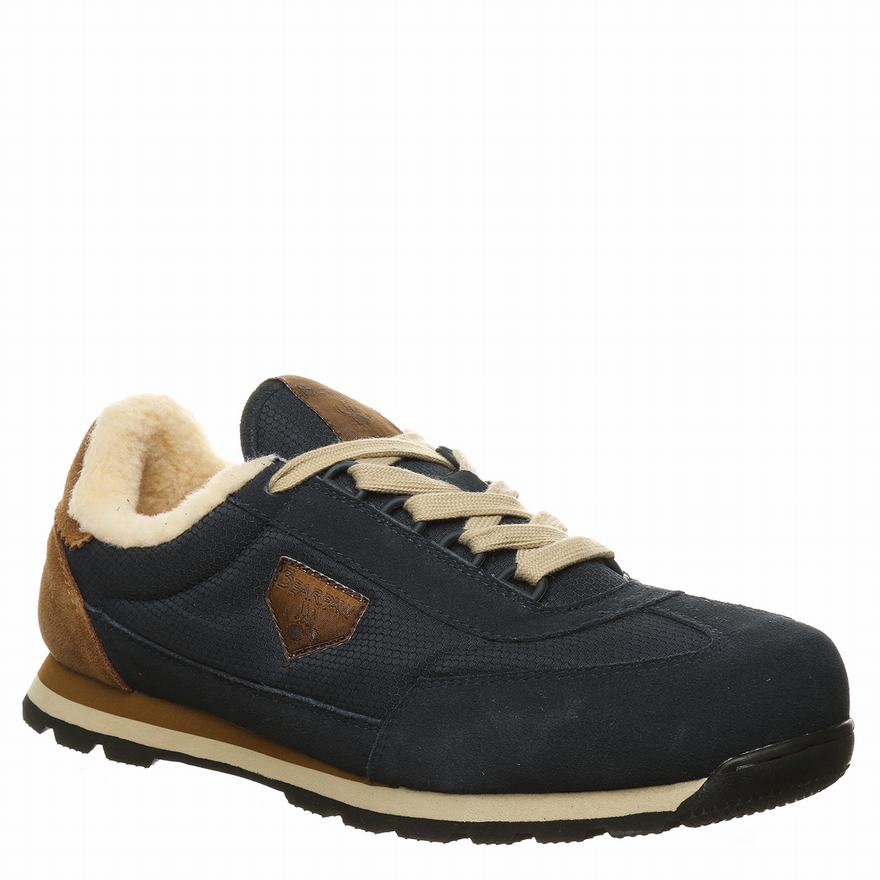 Bearpaw Mogul Sneakers UK - Men's Shoes Navy ||UCSGHQ-026||